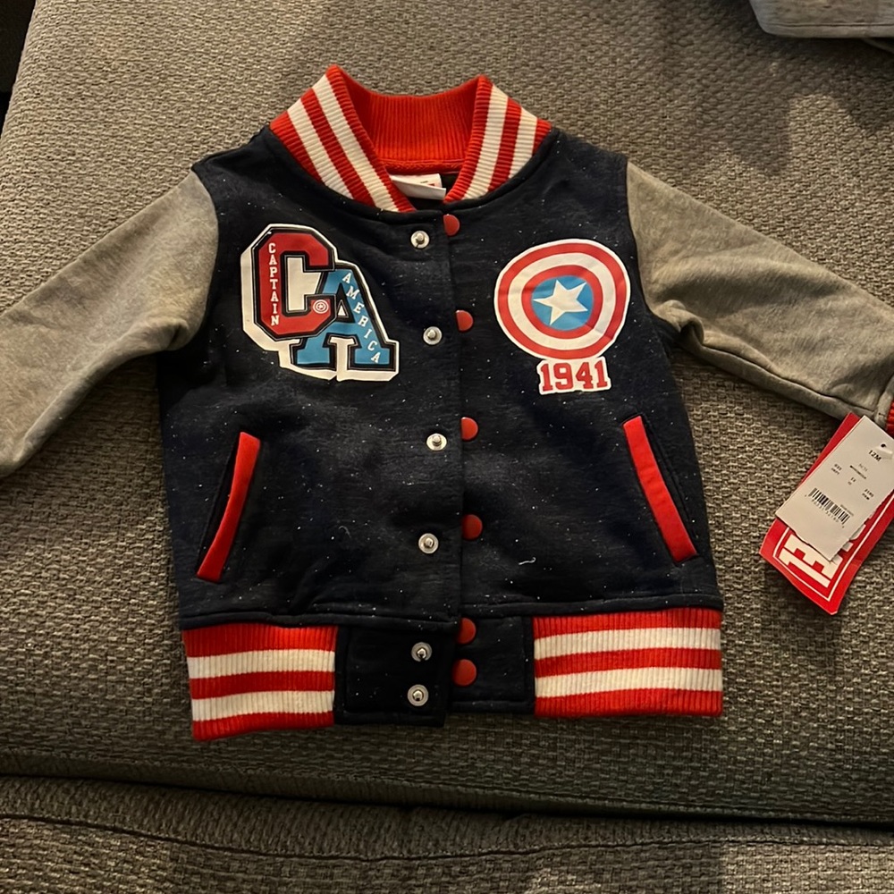 NWT Captain America Jacket